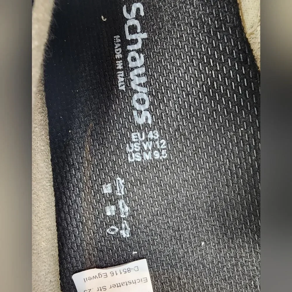 New Schawos Black Slipons Stretch Orthopedic Shoes Comfort 889 Men's Size 9.5‎